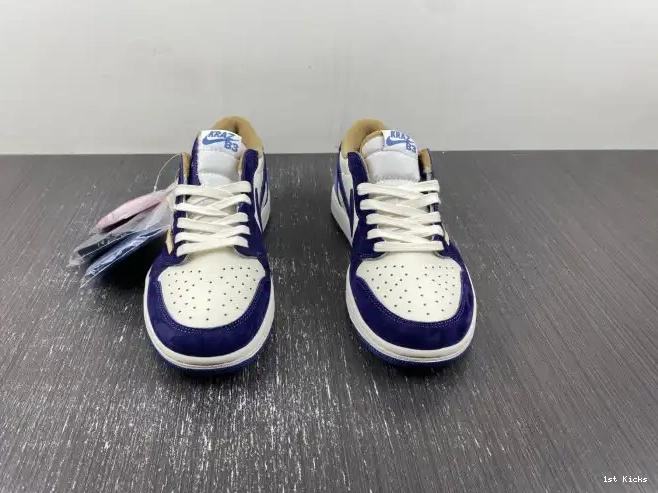 1st Kicks SCOTT DM7866-808 X TRAVIS CUSTOM AIR 1 JORDAN 0615